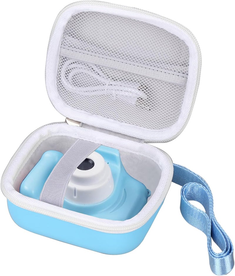 worfty Kids Camera Case Compatible with Seckton/Desuccus/Goopow/Dylanto/Desuccus/DITUPAN/GKTZ/masterbee/Hangrui Digital Video Camera Toys Camcorder Storage Holder Carrying - Light Blue Astronaut(Case Only) - Image 5